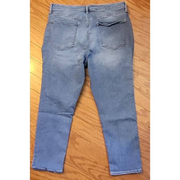 A.N.A. A New Approach Womens Denim Blue High Rise Skinny Ankle Jeans Size 16 - Picture 7 of 9